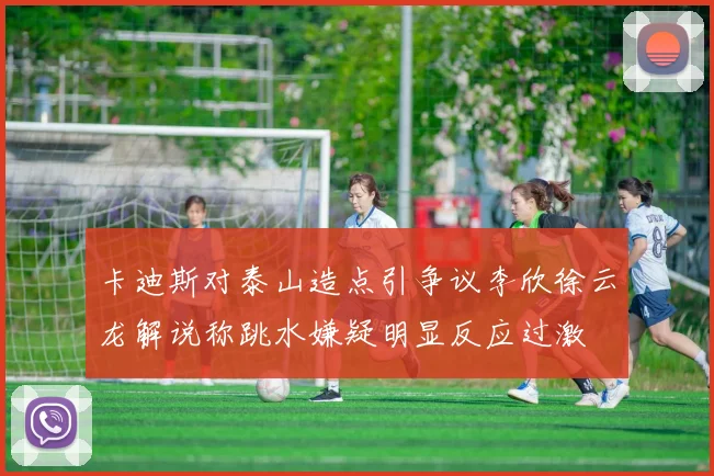 卡迪斯对泰山造点引争议李欣徐云龙解说称跳水嫌疑明显反应过激