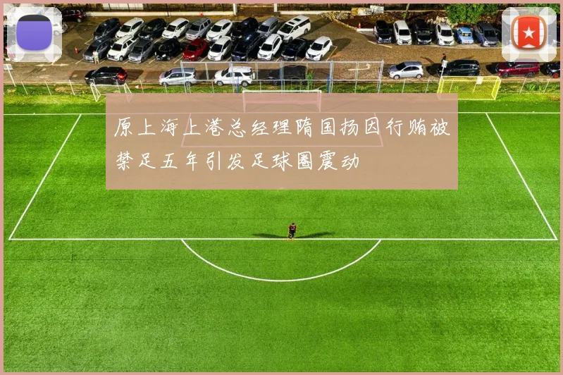 原上海上港总经理隋国扬因行贿被禁足五年引发足球圈震动